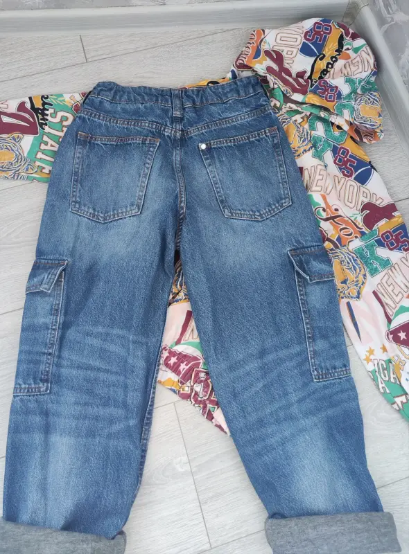 Джинсы H&M / Худи Next