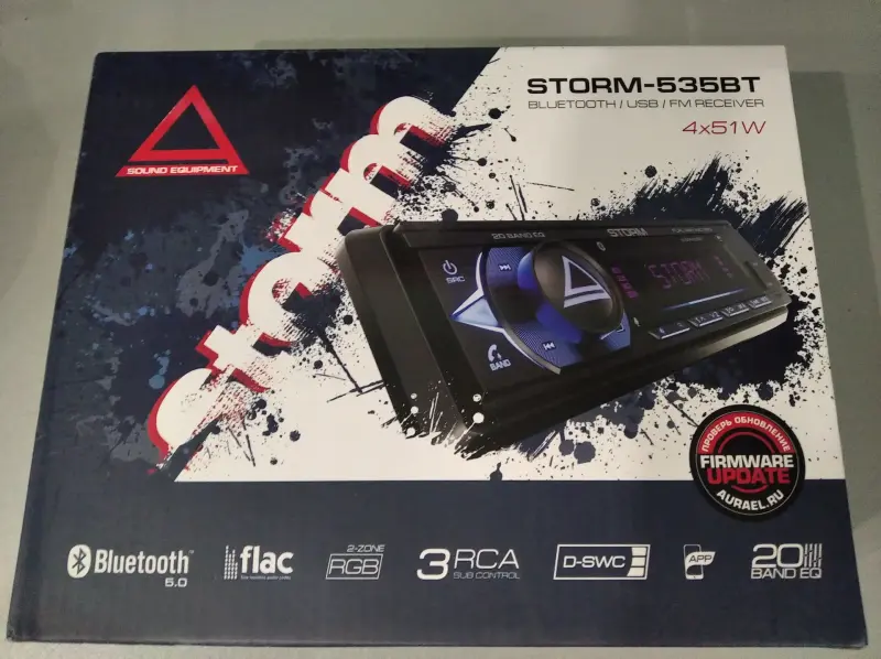 USB-магнитола Aura Storm-535BT Bluetooth
