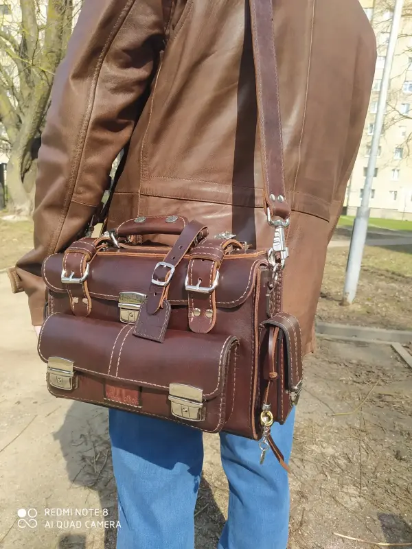 брутальная сумка.кожа гарантия.