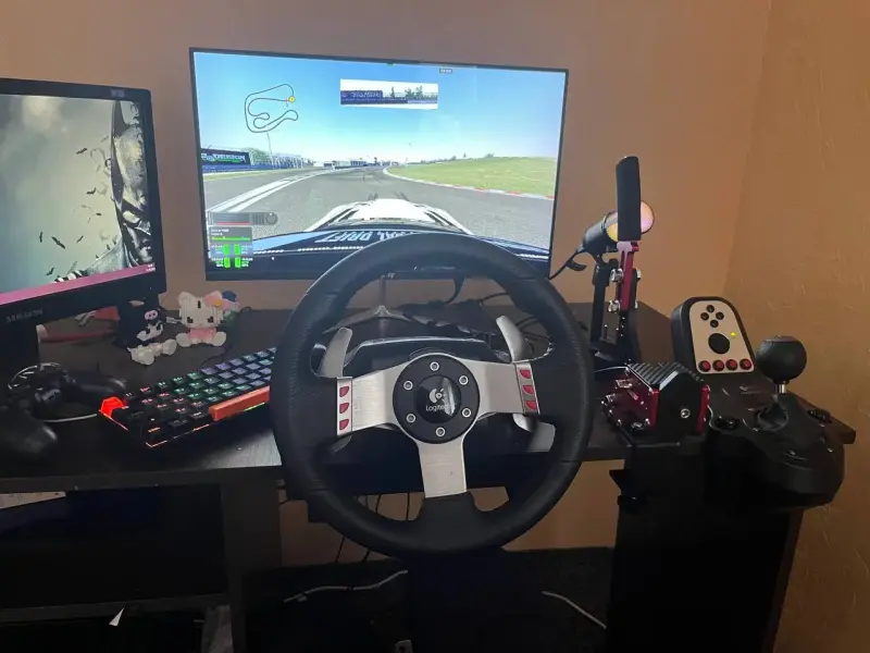 Игровой руль Logitech G27 + Ручник