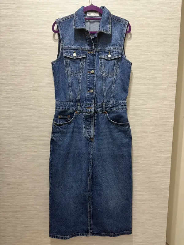 Джинсовое платье