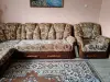 Мягкий угловой диван и кресло