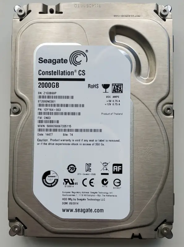 Жесткий диск 2TB Seagate Constellation CS