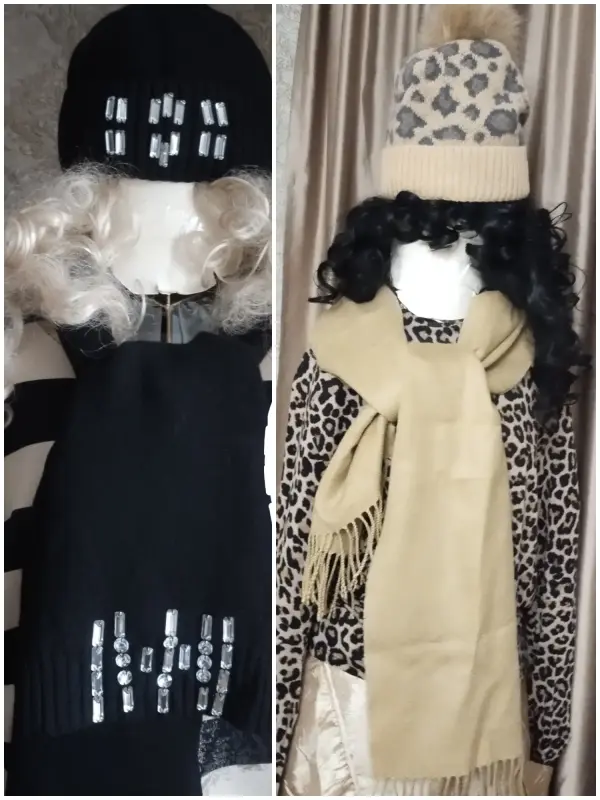 Комплект: шапка+шарф р-р 56-58+Подарок