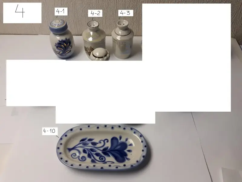 Набор посуды фарфоровый МФЗ СССР