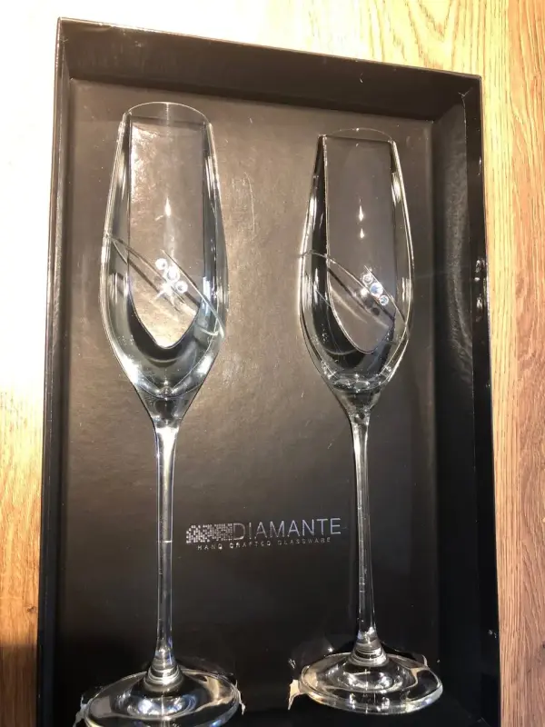 Бокалы с кристаллами Swarovski