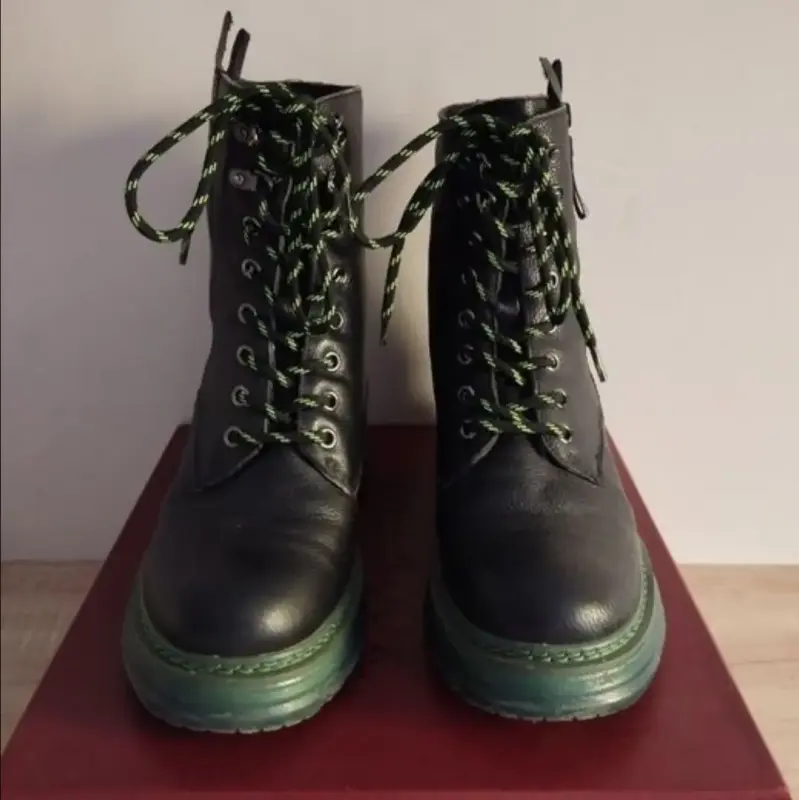 Ботинки зимние. НОВЫЕ. Нат.кожа.