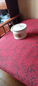 Кастрюля эмалированная с крышкой, 3л
