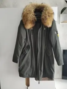 Куртка женская новая с натуральным мехом LiZA BRUSE р-р 42-44