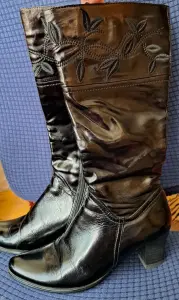 Сапоги осенние женские р.35 (идут на р.36), б.у
