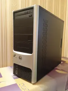 Корпус компьютерный известного производителя FSP WA-01 с блоком питания Power MAN IP-S350Q2-0 350W.