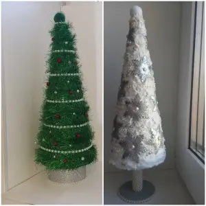 Новогодние елочки ручной работы