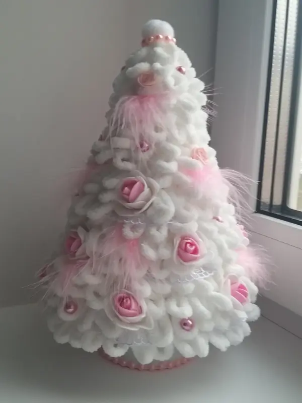 Новогодние елочки ручной работы