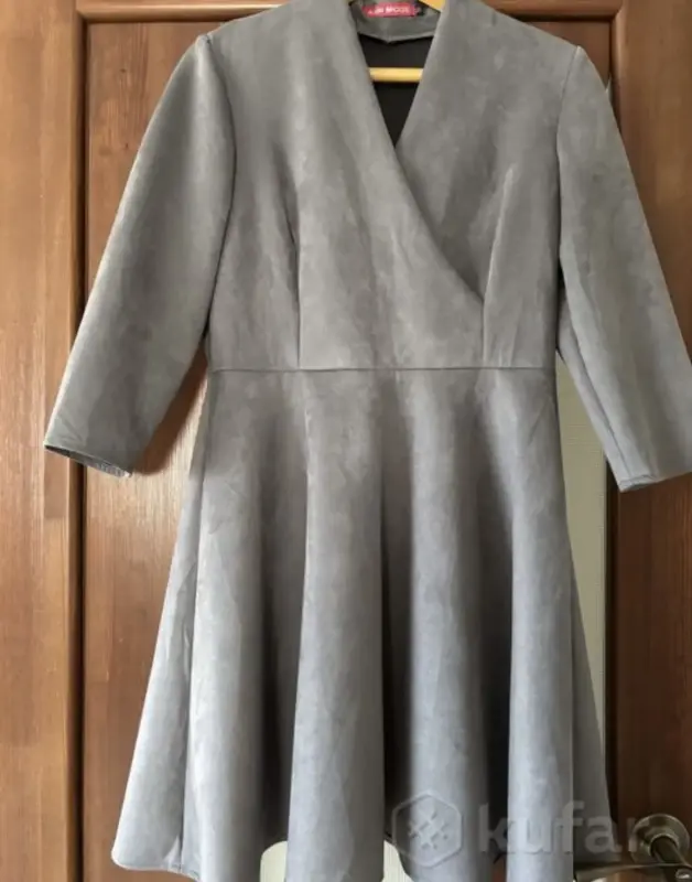 платье замшевое