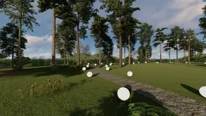 проект дорожек, ландшафтный архитектор