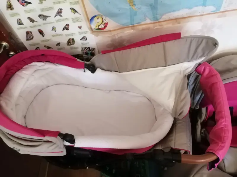 Коляска Tutis Tapu-Tapu 3 в 1. для девочки