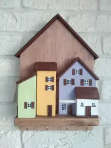 Объемное панно, ключница, подарок для дома и интерьера