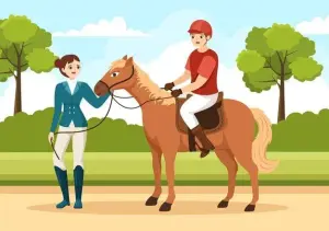 Занятия конным спортом