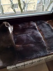 Лоскут норки натуральной