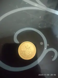 Монета золотая николай2 ,5 руб 1898