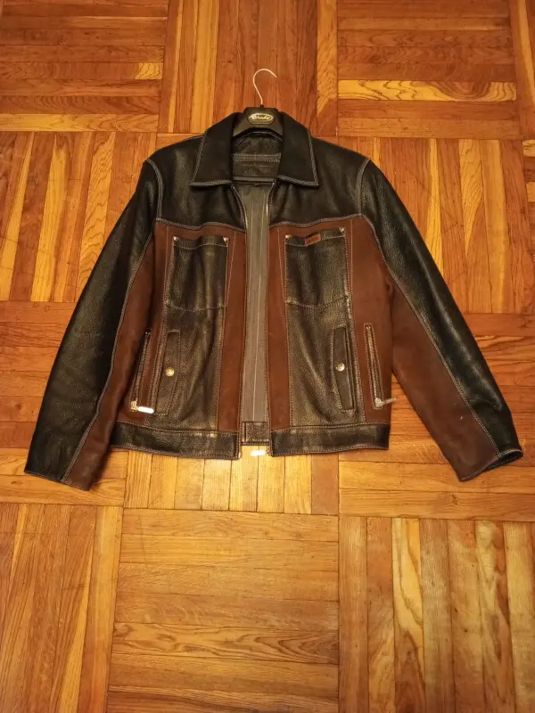 Куртка мужская кожаная