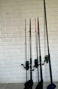 4 удилища +  4 катушки  +  чехол