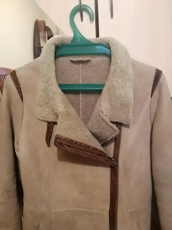 Франция дубленка натуральная кожа