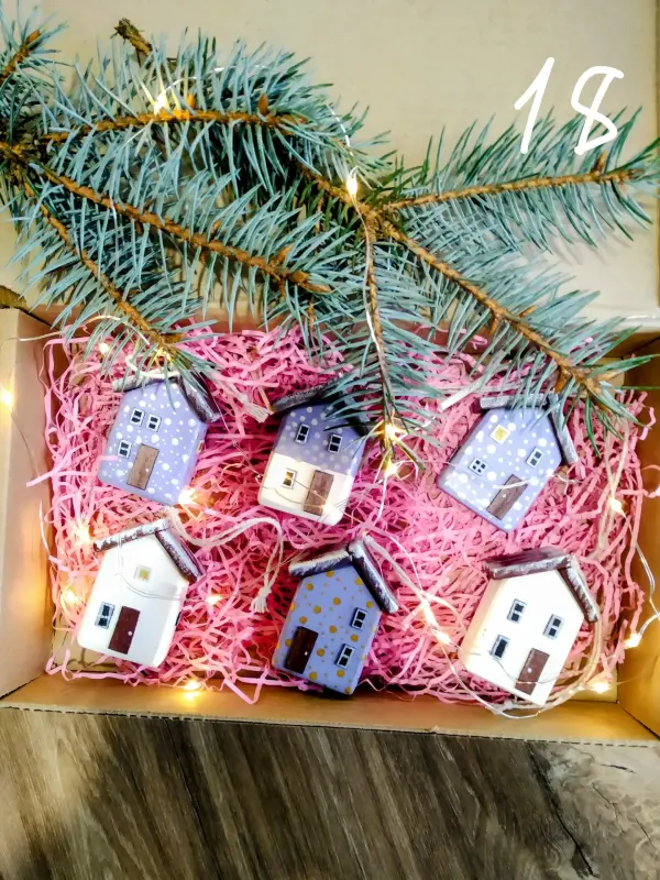 Новогодний декор, домики ручной работы - Чериков - 226431 - Доска объявлений Kupika.by - Фото 2