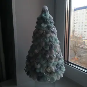 Новогодние елочки ручной работы