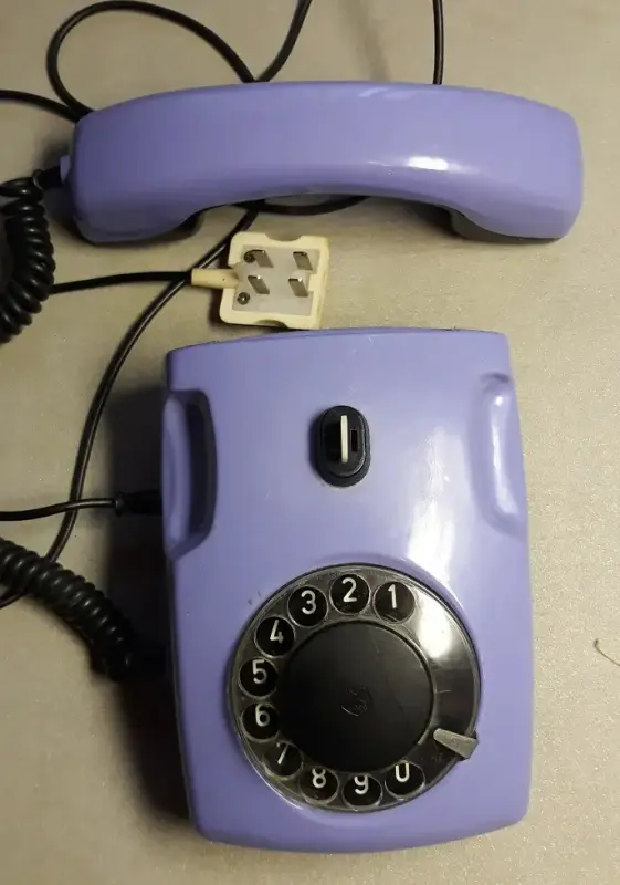 Аппарат телефонный стационарный, дисковый, проводной, настольный СПЕКТР-3