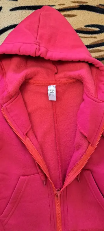 Комбинезон  малиновый демисезонный, р.104 (4-5лет), б.у