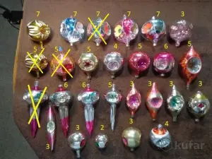 елочные игрушки СССР