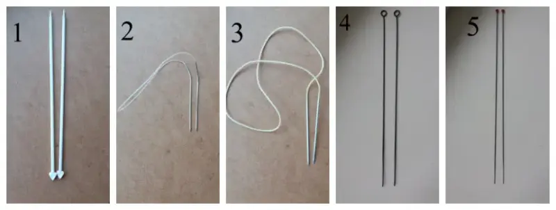 Спицы вязальные 5 пар