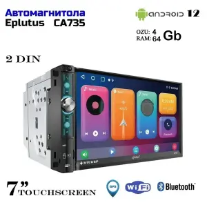 ОРИГИНАЛ автомагнитола 2 DIN 7'' Eplutus CA735 Android 12 память 4/64 Гб