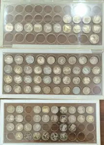 Коллекция юбилейных монет из недрагоценных металлов СССР