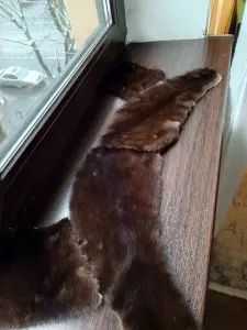 Лоскут норки натуральной