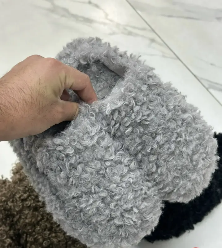 Тапочки меховые уличные 37-38