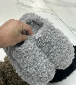 Тапочки меховые уличные 37-38