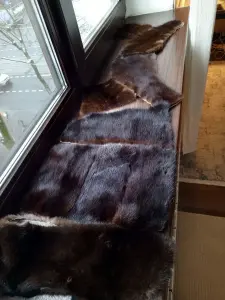 Лоскут норки натуральной