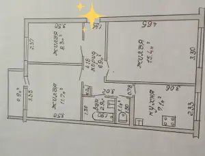 3-х к. квартира Барановичи