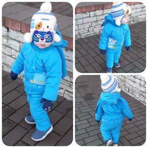 Деми комбез на 6м - 1.5г +шапка в ПОДАРОК