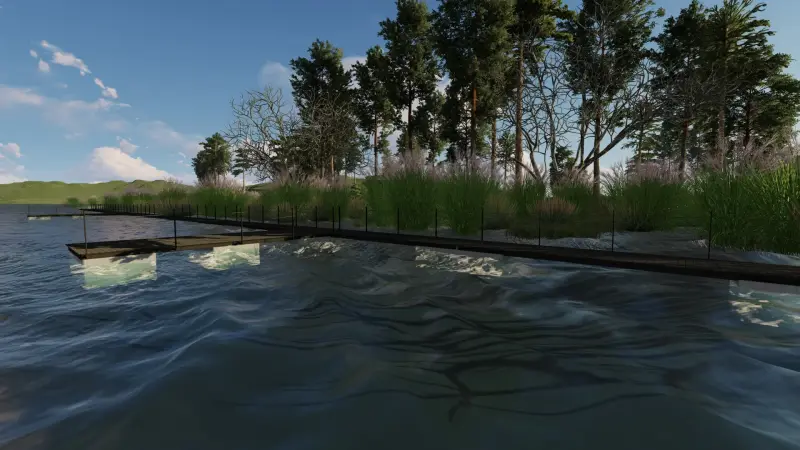 проект ПИРСа, понтоны (благоустройство и ландшафтное проектирование)