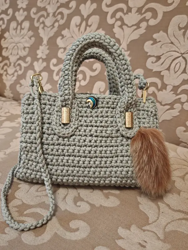 Сумка вязаная новая ручной работы