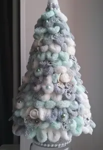 Новогодние елочки ручной работы