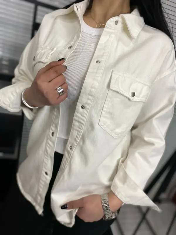 Рубашка джинсовая жерская