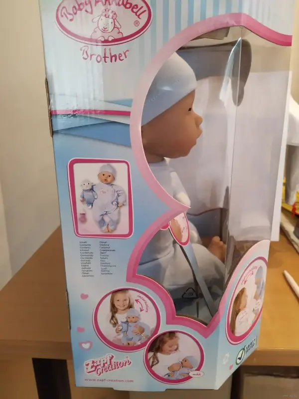 Интерактивная КУКЛА Беби Аннабель (оригинал) 46 см с мимикой+музыкальная игрушка Овечка,Zapf Creation(Германия)