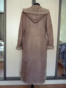 Дублёнка женская длинная