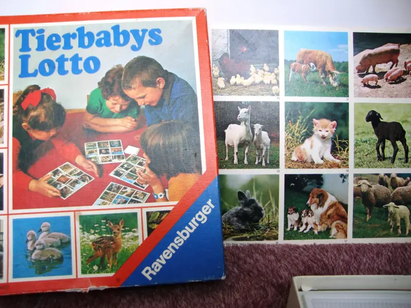 Детское лото «Зверюшки» фирма «Равенсбургер»