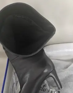 Сапоги деми, кожа