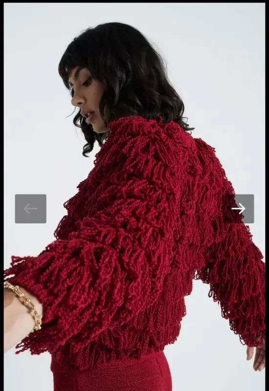 Восхитительный новый джемпер с бахромой